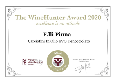 Carciofini in olio – The WineHunter Award Gold 2020