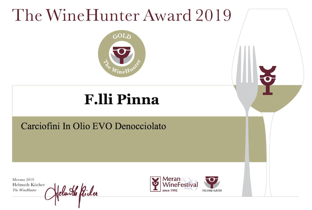 Carciofini in olio – The WH Award Gold 2019