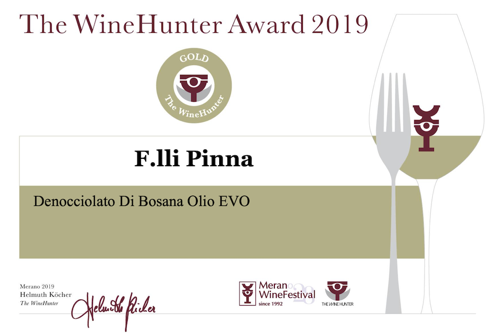 Denocciolato di Bosana – The WH Award Gold 2019