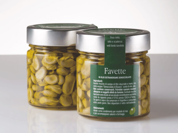 Broad beans in EVOO