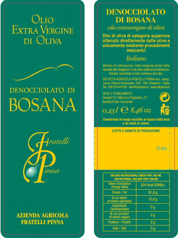 Olio extravergine Denocciolato di Bosana - immagine 2