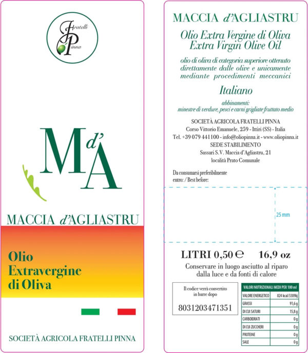 Olio extravergine Maccia d'Agliastru - immagine 2